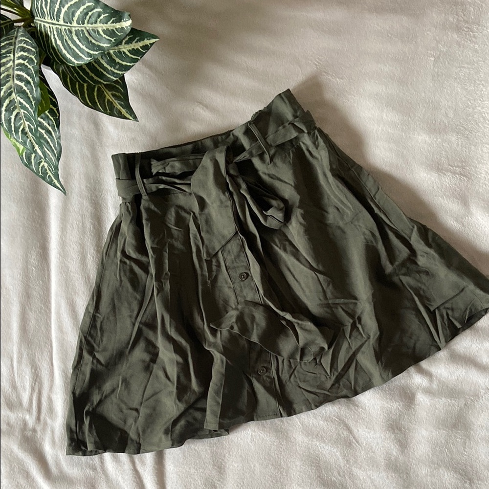 Olive Green Women's Skirt